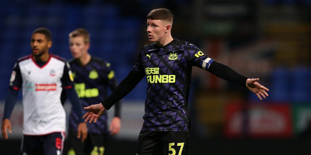 Newcastle fans urge Steve Bruce to call up Elliot Anderson to the first team
