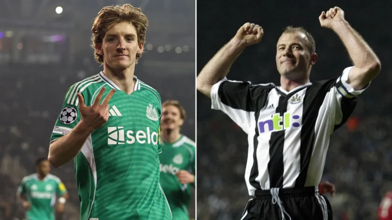 Anthony Gordon creates Newcastle United history in the Champions League, breaking Alan Shearer record