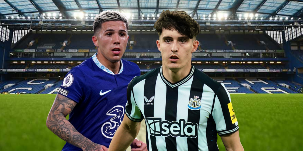 Enzo Fernandez, Tino Livramento, Newcastle, Chelsea