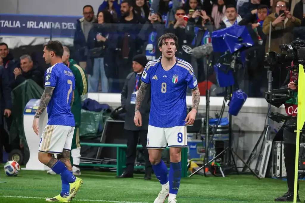Italian Media Give Tonali Verdict After Italy’s Shock Defeat to Bosnia