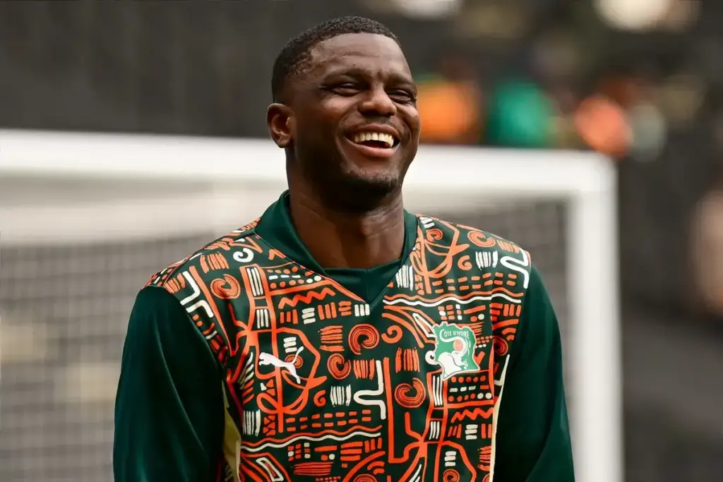 Bazoumana Toure Newcastle United: Bazoumana Toure in Ivory Coast international gear