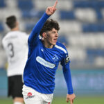 Newcastle striker Vakhtang Salia goes close in Georgia qualifying draw