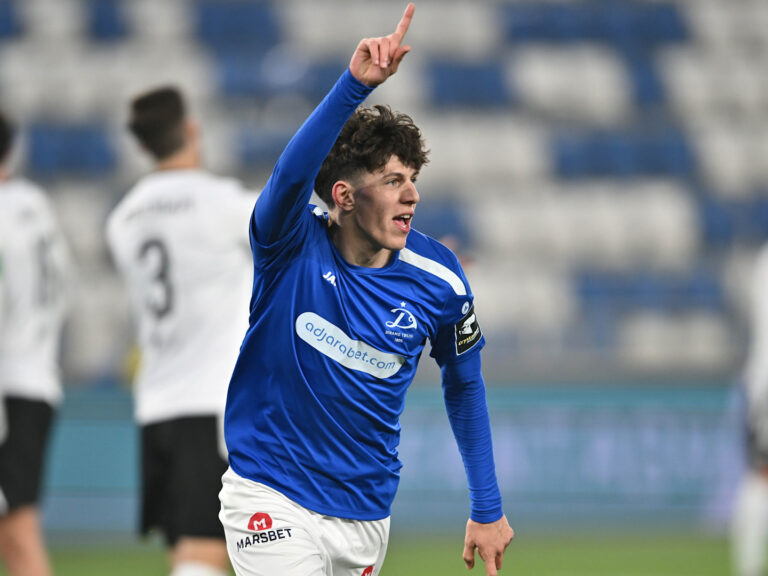 Newcastle striker Vakhtang Salia goes close in Georgia qualifying draw