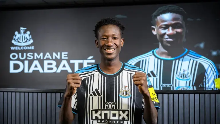 Newcastle’s Ousmane Diabaté completes 90 minutes in Guinea victory